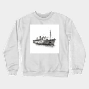 Ocean life - Ship Crewneck Sweatshirt